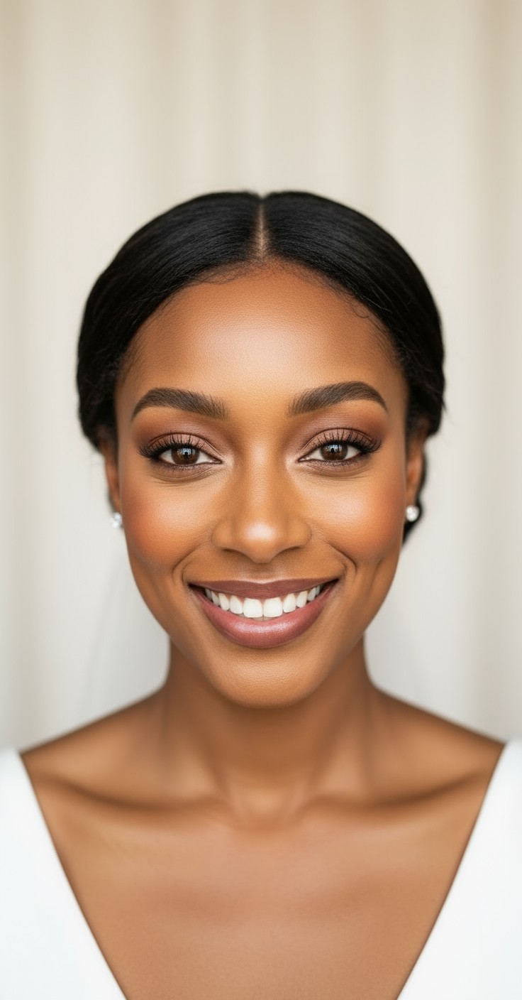 After Classic Updo For Wedding